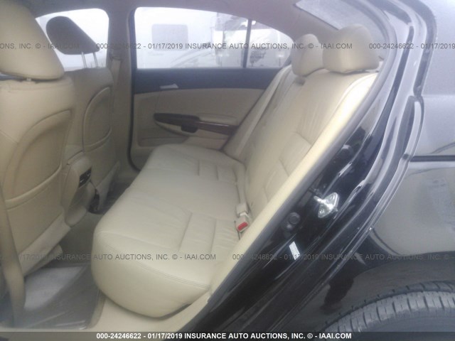1HGCP3F81CA001570 - 2012 HONDA ACCORD EXL BLACK photo 8