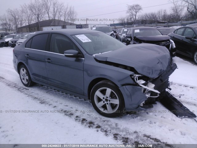 3VWLL7AJ5EM304270 - 2014 VOLKSWAGEN JETTA TDI GRAY photo 1