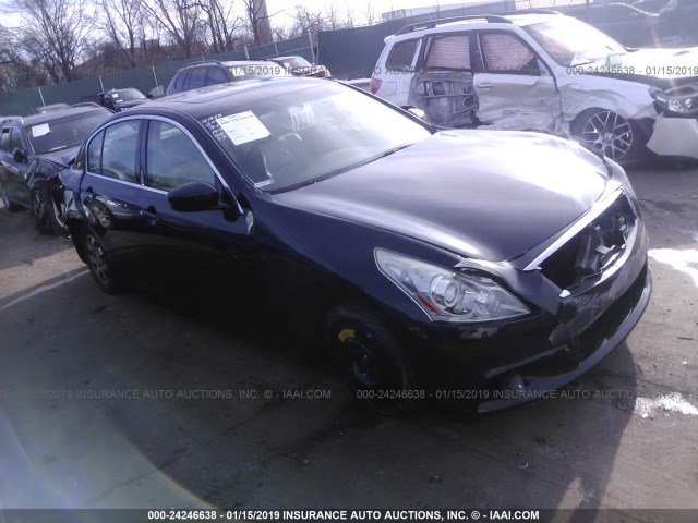 JN1CV6AR6BM353694 - 2011 INFINITI G37 BLACK photo 1