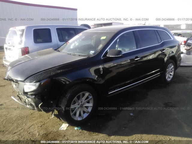 2LMHJ5NKXFBL03768 - 2015 LINCOLN MKT BLACK photo 2