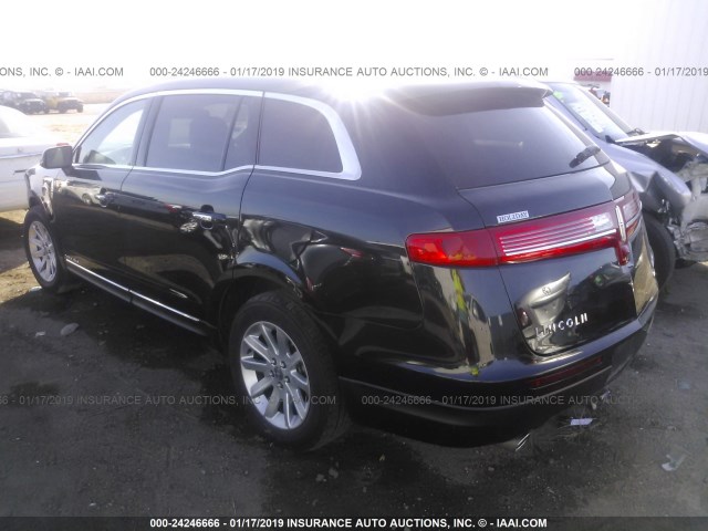 2LMHJ5NKXFBL03768 - 2015 LINCOLN MKT BLACK photo 3