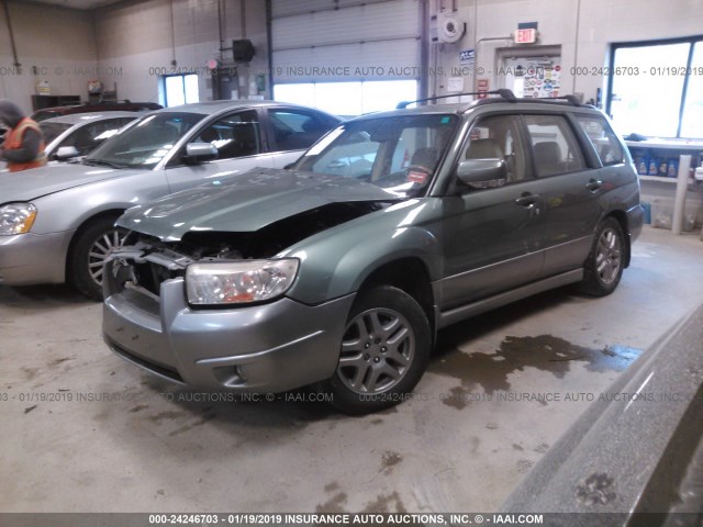 JF1SG67637H707273 - 2007 SUBARU FORESTER 2.5X LL BEAN GREEN photo 2