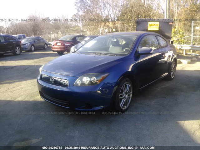JTKDE167280268839 - 2008 TOYOTA SCION TC ლურჯი ფოტო 2
