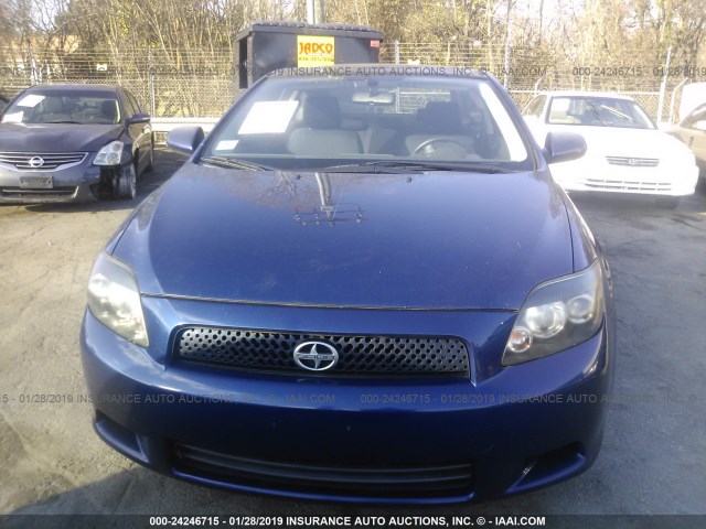 JTKDE167280268839 - 2008 TOYOTA SCION TC ლურჯი ფოტო 6