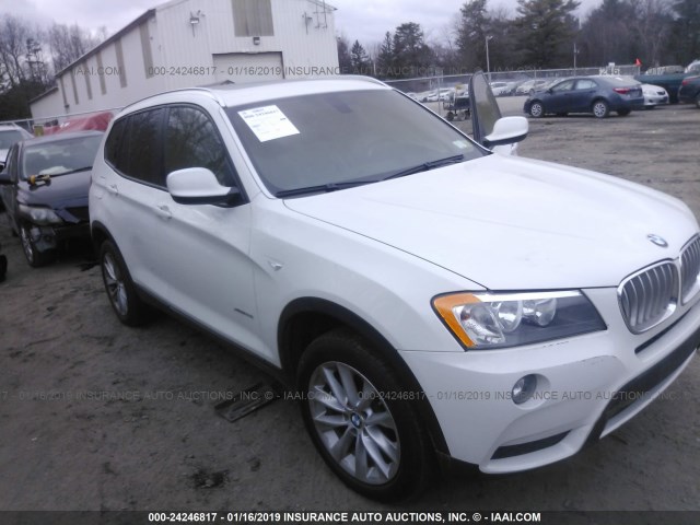 5UXWX9C56D0D04796 - 2013 BMW X3 XDRIVE28I WHITE photo 1