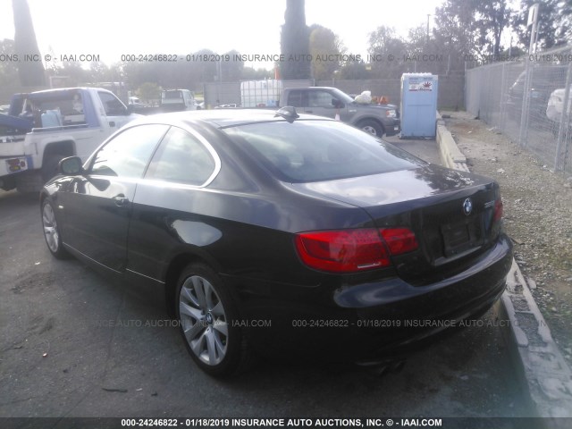 WBAKE5C52DJ107546 - 2013 BMW 328 I SULEV BLACK photo 3