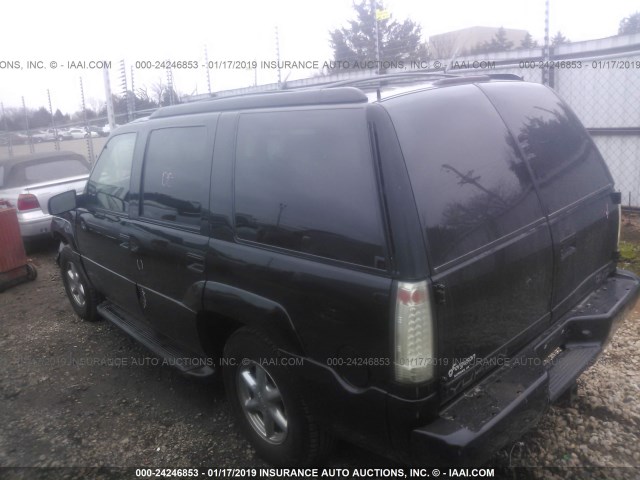 1GKEK13R7YR131521 - 2000 GMC YUKON DENALI BLACK photo 3