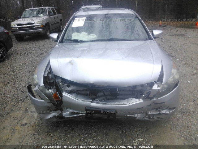 1HGCP3F88AA014846 - 2010 HONDA ACCORD EXL SILVER photo 6