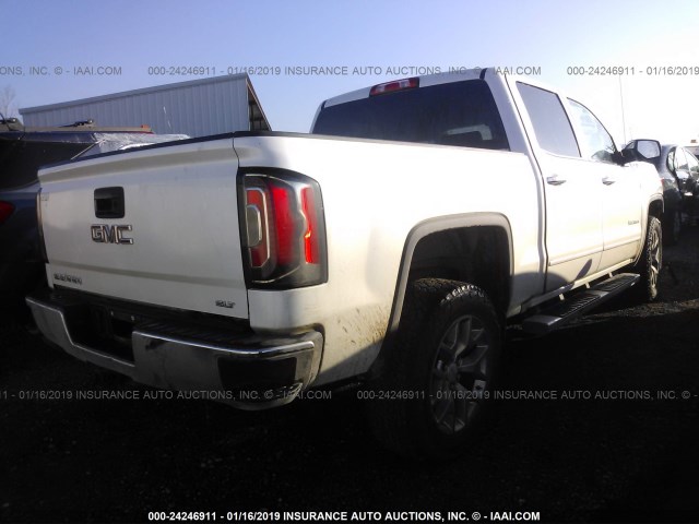 3GTU2NEC7HG508579 - 2017 GMC SIERRA K1500 SLT WHITE photo 4