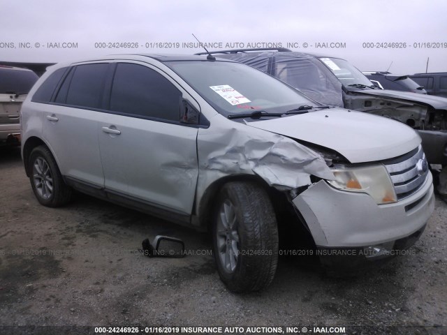 2FMDK48C97BA79528 - 2007 FORD EDGE SEL WHITE photo 1