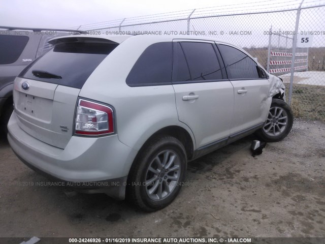 2FMDK48C97BA79528 - 2007 FORD EDGE SEL WHITE photo 4