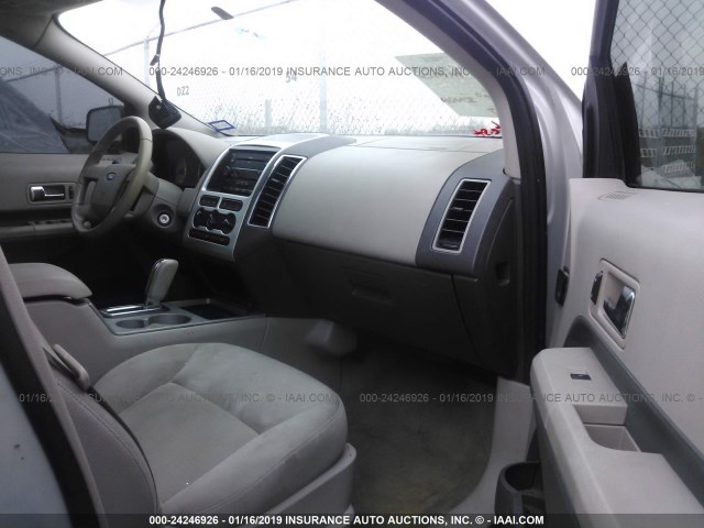 2FMDK48C97BA79528 - 2007 FORD EDGE SEL WHITE photo 5