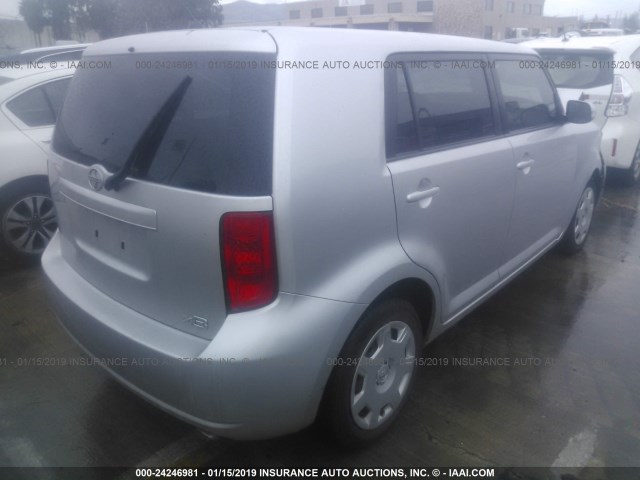 JTLZE4FE9A1111567 - 2010 TOYOTA SCION XB 银色 照片 4