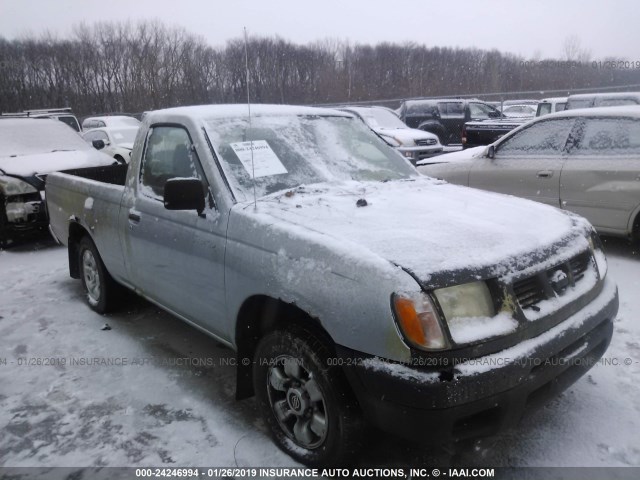 1N6DD21S4YC383644 - 2000 NISSAN FRONTIER XE SILVER photo 1