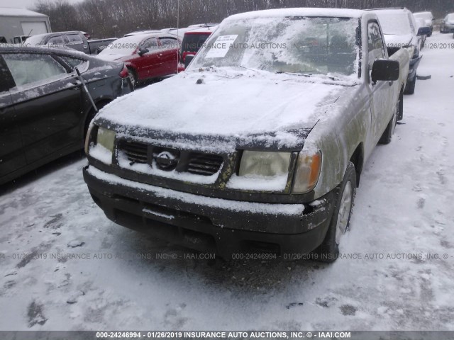 1N6DD21S4YC383644 - 2000 NISSAN FRONTIER XE SILVER photo 6