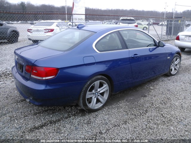 WBAWC73518E066912 - 2008 BMW 335 XI BLUE photo 4