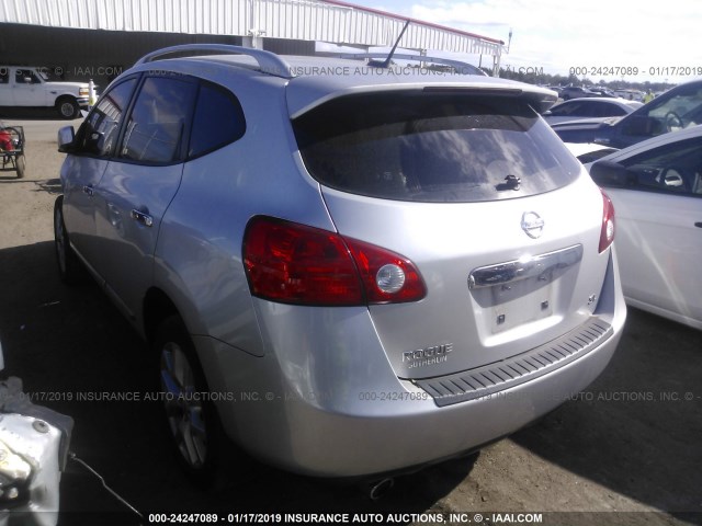 JN8AS5MT6CW257265 - 2012 NISSAN ROGUE S/SV SILVER photo 3