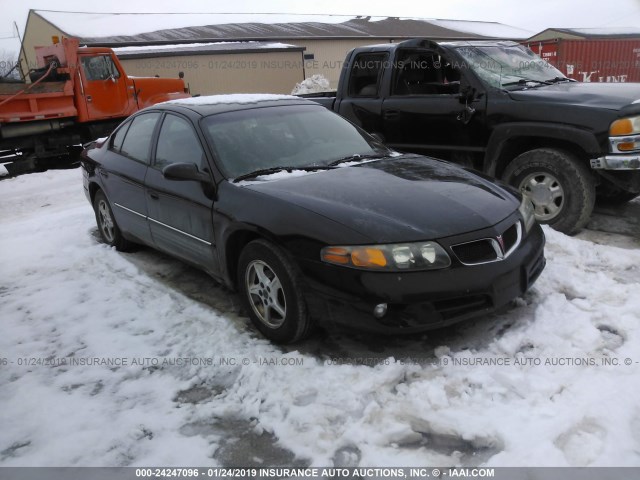 1G2HX54K524189638 - 2002 PONTIAC BONNEVILLE SE BLACK photo 1