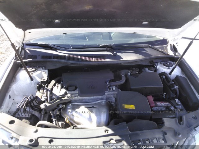 4T4BF1FK3ER377431 - 2014 TOYOTA CAMRY L/SE/LE/XLE 白色 照片 10