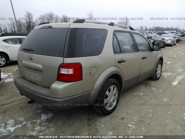 1FMZK04126GA00369 - 2006 FORD FREESTYLE SE GOLD photo 4