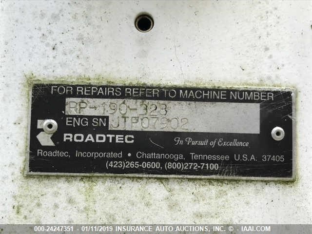 RP190328 - 2009 ROADTEC RP190  Unknown photo 2