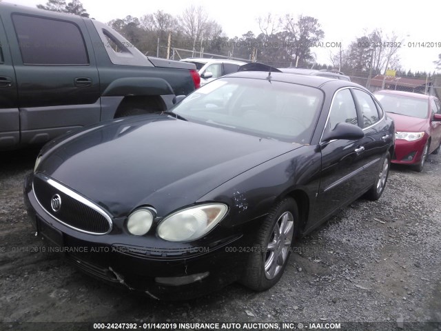 2G4WE567951244380 - 2005 BUICK LACROSSE CXS BLACK photo 2