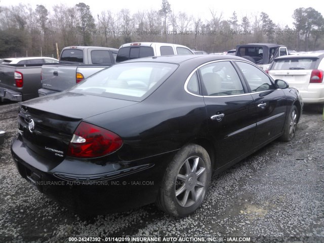 2G4WE567951244380 - 2005 BUICK LACROSSE CXS BLACK photo 4