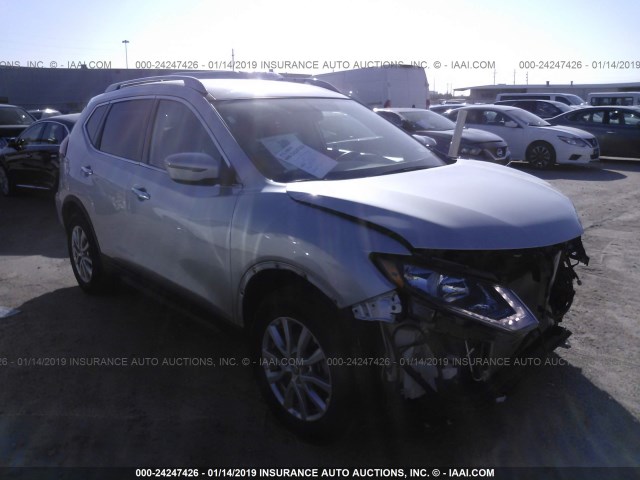 KNMAT2MT8JP507264 - 2018 NISSAN ROGUE S/SV SILVER photo 1