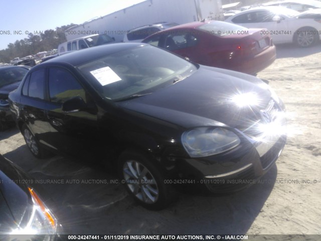 3VWAX7AJXAM143565 - 2010 VOLKSWAGEN JETTA LIMITED BLACK photo 1