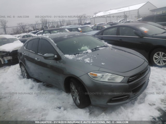 1C3CDFBA9DD143350 - 2013 DODGE DART SXT GRAY photo 1