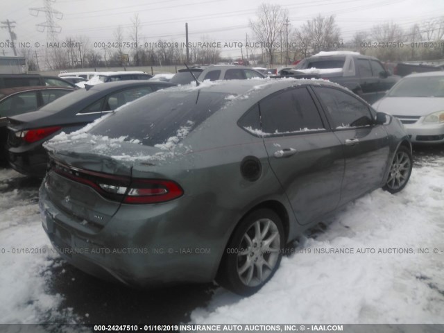 1C3CDFBA9DD143350 - 2013 DODGE DART SXT GRAY photo 4