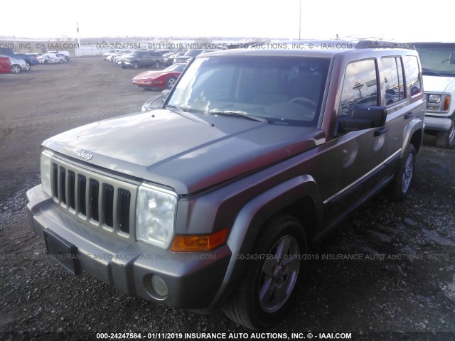 1J8HH48N56C157073 - 2006 JEEP COMMANDER BROWN photo 2