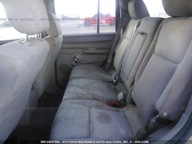 1J8HH48N56C157073 - 2006 JEEP COMMANDER BROWN photo 8