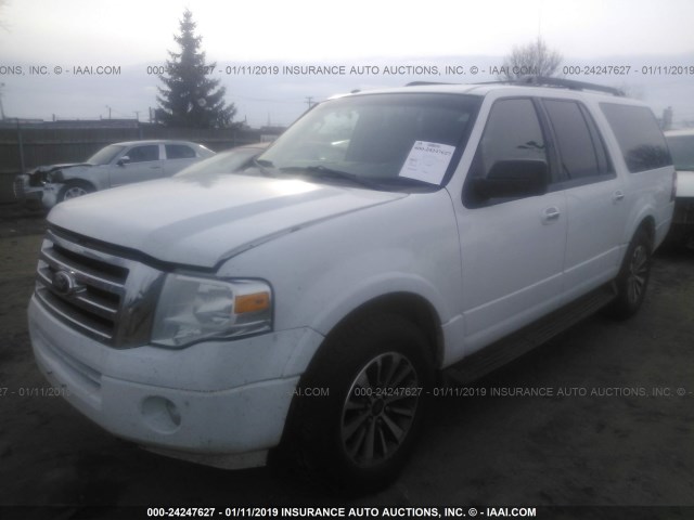 1FMJK1J50DEF19746 - 2013 FORD EXPEDITION EL XLT/EL KING RANCH WHITE photo 2