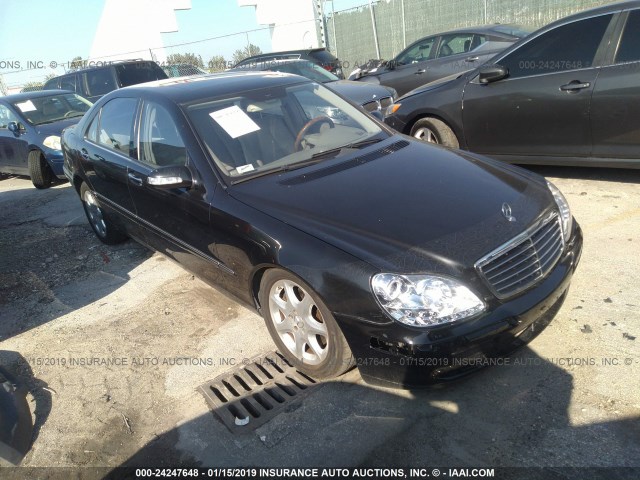 WDBNG84J04A421945 - 2004 MERCEDES-BENZ S 500 4MATIC BLACK photo 1