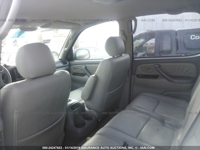 5TBET34126S540725 - 2006 TOYOTA TUNDRA DOUBLE CAB SR5 BURGUNDY photo 8