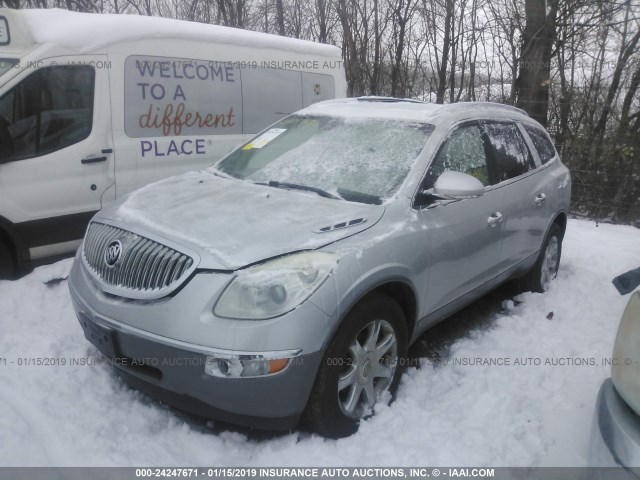 5GAER23DX9J110911 - 2009 BUICK ENCLAVE CXL SILVER photo 2