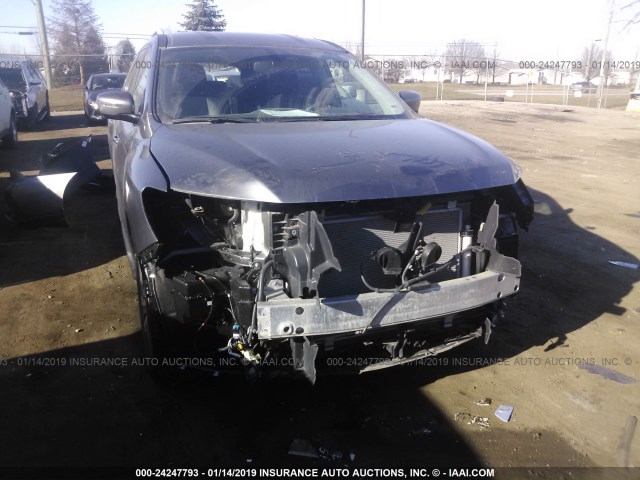 5N1DR2MM9HC673813 - 2017 NISSAN PATHFINDER S/SV/SL/PLATINUM GRAY photo 6