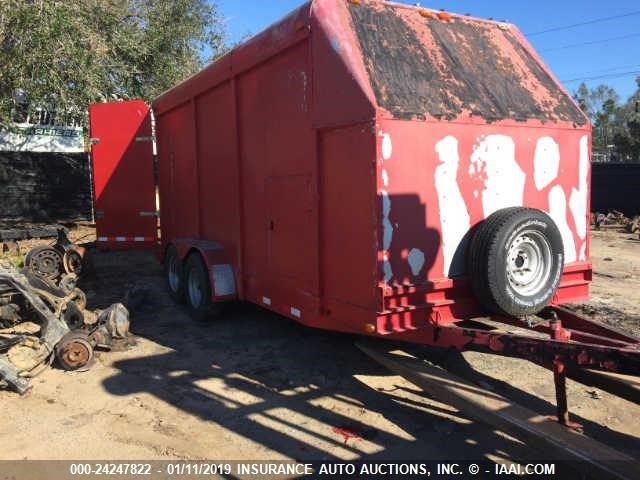 0891C18B20702320 - 1989 TRAILER 18' CAR HAULER  RED photo 2