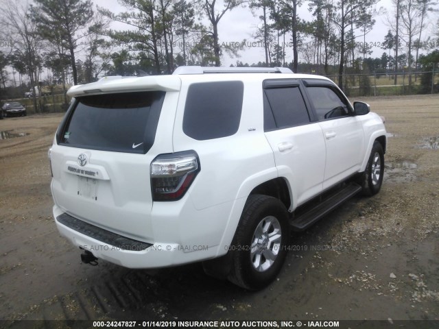 JTEZU5JR1F5097822 - 2015 TOYOTA 4RUNNER SR5/LIMITED WHITE photo 4