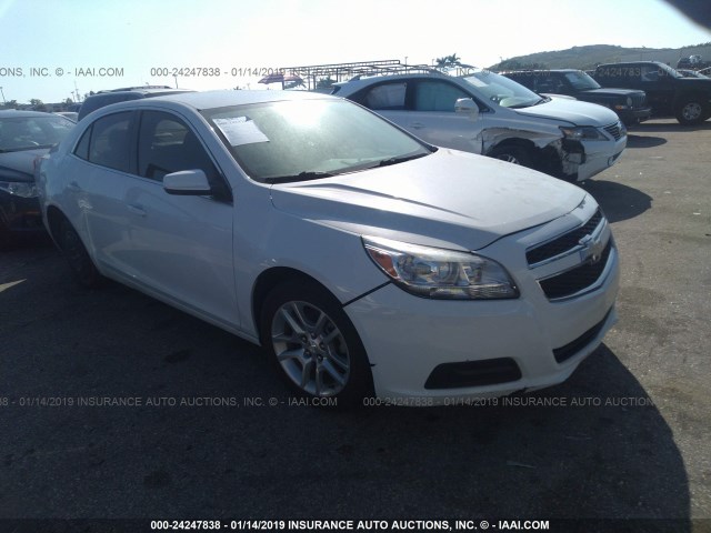 1G11D5RR1DF119128 - 2013 CHEVROLET MALIBU 1LT WHITE photo 1