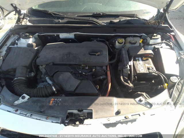 1G11D5RR1DF119128 - 2013 CHEVROLET MALIBU 1LT WHITE photo 10