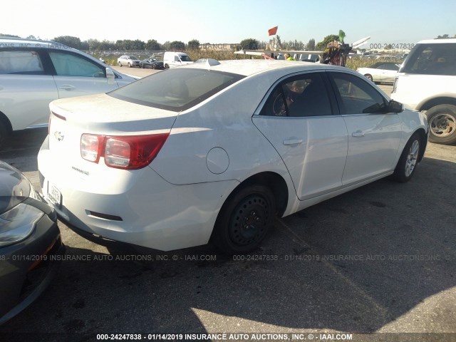 1G11D5RR1DF119128 - 2013 CHEVROLET MALIBU 1LT WHITE photo 4