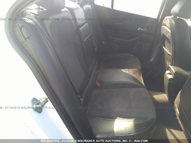 1G11D5RR1DF119128 - 2013 CHEVROLET MALIBU 1LT WHITE photo 8