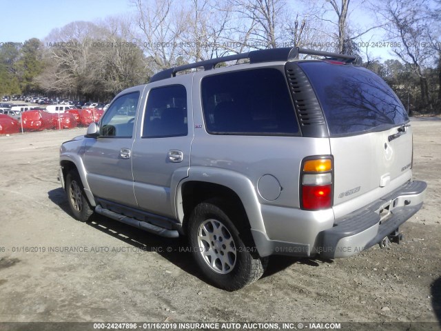 1GNEC13T25R220176 - 2005 CHEVROLET TAHOE GOLD photo 3