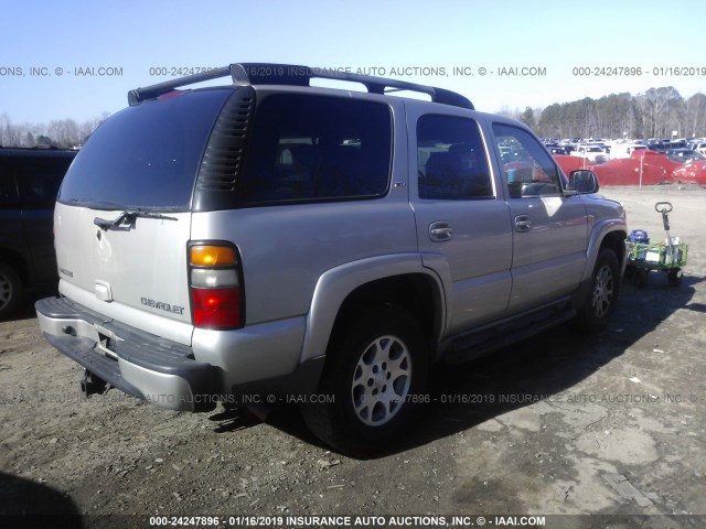 1GNEC13T25R220176 - 2005 CHEVROLET TAHOE GOLD photo 4