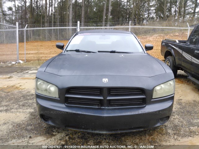 2B3KA43R57H719274 - 2007 DODGE CHARGER SE/SXT BLUE photo 6