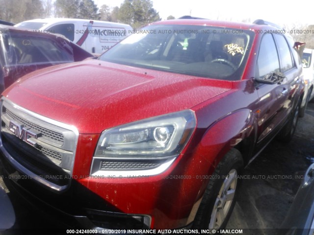 1GKKVPKD4EJ172198 - 2014 GMC ACADIA RED photo 2