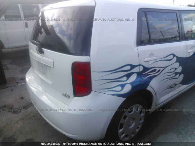 JTLKE50E091092371 - 2009 TOYOTA SCION WHITE photo 6