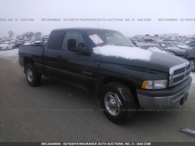 1B7KC23601J564304 - 2001 DODGE RAM 2500 GREEN photo 1